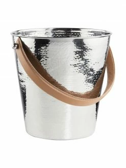 Seau en acier inoxydable avec surface martelée Lord, Ø 24 x haut. 24 cm