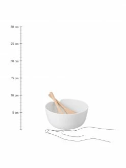 Lsa International Service à salade en porcelaine blanche Dine, Ø 24 cm, Ø 24 x haut. 11 cm -Cuisine Soldes 2022 Service a salade en porcelaine blanche Dine O 24 cm 2