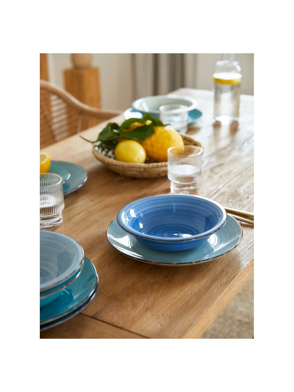 Villa D'Este Home Tivoli Service de table Baita, 6 personnes (18 élém.), Lot de différentes tailles 4 Villa D'Este Home Tivoli Service de table Baita, 6 personnes (18 élém.), Lot de différentes tailles – Image 2