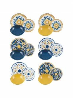 Villa D'Este Home Tivoli Service de table Sicilia, 6 personnes (18 élém.), Lot de différentes tailles -Cuisine Soldes 2022 Service de table Sicilia 6 personnes 18 elem 4