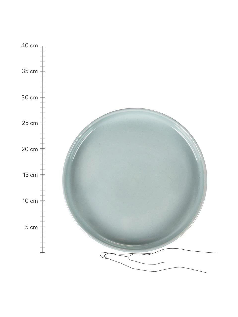 Villa D'Este Home Tivoli Service de table grès cérame dans bleu ciel Gourment, 4 personnes (12 élém.), Lot de différentes tailles 4 Villa D'Este Home Tivoli Service de table grès cérame dans bleu ciel Gourment, 4 personnes (12 élém.), Lot de différentes tailles – Image 2