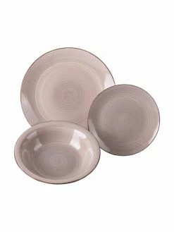 Villa D'Este Home Tivoli Service de table grès cérame peint à la main Baita, 4 personnes (12 élém.), Lot de différentes tailles -Cuisine Soldes 2022 Service de table gres cerame peint a la main Baita 4 personnes 12 elem 3