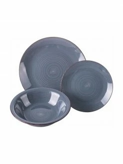 Villa D'Este Home Tivoli Service de table grès cérame peint à la main Baita, 4 personnes (12 élém.), Lot de différentes tailles -Cuisine Soldes 2022 Service de table gres cerame peint a la main Baita 4 personnes 12 elem 5