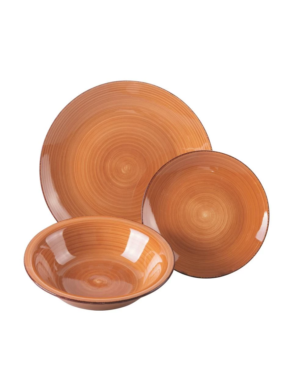 Villa D'Este Home Tivoli Service de table grès cérame peint à la main Baita, 6 personnes (18 élém.), Lot de différentes tailles 7 Villa D'Este Home Tivoli Service de table grès cérame peint à la main Baita, 6 personnes (18 élém.), Lot de différentes tailles – Image 5