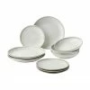 Westwing Collection Service de table grès émaillé Cia, 4 personnes (12 élém.), 4 personnes (12 élém.) -Cuisine Soldes 2022 Service de table gres emaille Cia 4 personnes 12 elem
