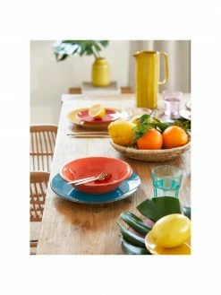 Villa D'Este Home Tivoli Service de table multicolore Baita, 6 personnes (18 élém.), Lot de différentes taillesDisponibilité limitée -Cuisine Soldes 2022 Service de table multicolore Baita 6 personnes 18 elem 2