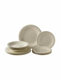 Villeroy & Boch Service de table porcelaine Loop, 4 personnes (12 élém.), Lot de différentes taillesDisponibilité limitée