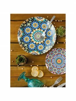Villa D'Este Home Tivoli Service de table porcelaine Marrakech, 6 personnes (18 élém.), Lot de différentes tailles -Cuisine Soldes 2022 Service de table porcelaine Marrakech 6 personnes 18 elem 2