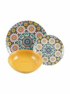 Villa D'Este Home Tivoli Service de table porcelaine Marrakech, 6 personnes (18 élém.), Lot de différentes tailles -Cuisine Soldes 2022 Service de table porcelaine Marrakech 6 personnes 18 elem 5