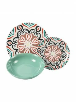 Villa D'Este Home Tivoli Service de table porcelaine Sharm, 6 personnes (18 élém.), Lot de différentes taillesSeulement 1 produit disponible -Cuisine Soldes 2022 Service de table porcelaine Sharm 6 personnes 18 elem 2