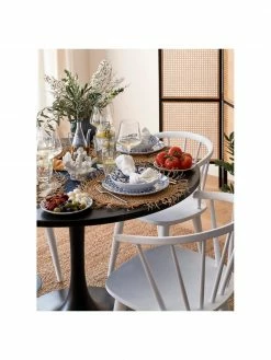 Villa D'Este Home Tivoli Service de table porcelaine imprimé bleu Bodrum, Lot de différentes taillesDisponibilité limitée -Cuisine Soldes 2022 Service de table porcelaine imprime bleu Bodrum 3