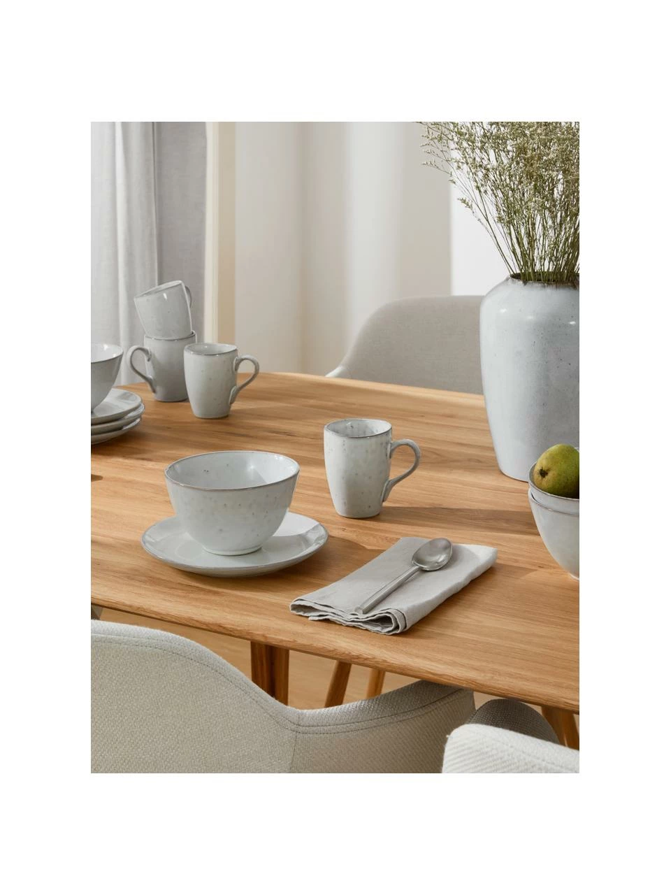 Broste Copenhagen Service petit déjeuner artisanal Nordic Sand, 4 personnes (12 élém.), Lot de différentes tailles 4 Broste Copenhagen Service petit déjeuner artisanal Nordic Sand, 4 personnes (12 élém.), Lot de différentes tailles – Image 2