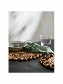 Nordal Serviette de table coton vert clair Bimba, 4 pièces, larg. 40 x long. 40 cm -Cuisine Soldes 2022 Serviette de table coton vert clair Bimba 4 pieces 5