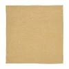 Serviette de table coton/lin jaune moutarde Abinadi, 2 pièces, larg. 42 x long. 42 cm