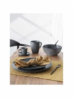 Serviette de table coton/lin jaune moutarde Abinadi, 2 pièces, larg. 42 x long. 42 cm -Cuisine Soldes 2022 Serviette de table cotonlin jaune moutarde Abinadi 2 pieces 5