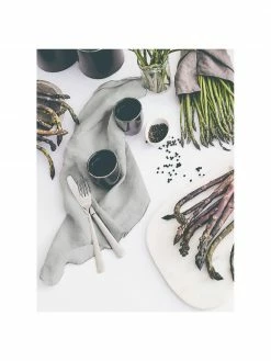 Broste Copenhagen Serviette de table en lin gris clair Gracie, 2 pièces, larg. 45 x long. 45 cm 12 Broste Copenhagen Serviette de table en lin gris clair Gracie, 2 pièces, larg. 45 x long. 45 cm -Cuisine Soldes 2022 Serviette de table en lin gris clair Gracie 2 pieces 4