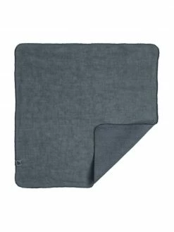 Broste Copenhagen Serviette de table lin bleu pétrole Gracie, 2 pièces, larg. 45 x long. 45 cm