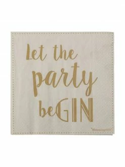 Bloomingville Serviette en papier Tedde, 20 pièces, larg. 33 x long. 33 cm