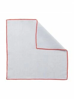 Serviette pur lin bleu ciel Danieli, 2&nbsp;pi&egrave;ces, larg. 42 x long. 42 cm -Cuisine Soldes 2022 Serviette pur lin bleu ciel Danieli 2 pieces 2