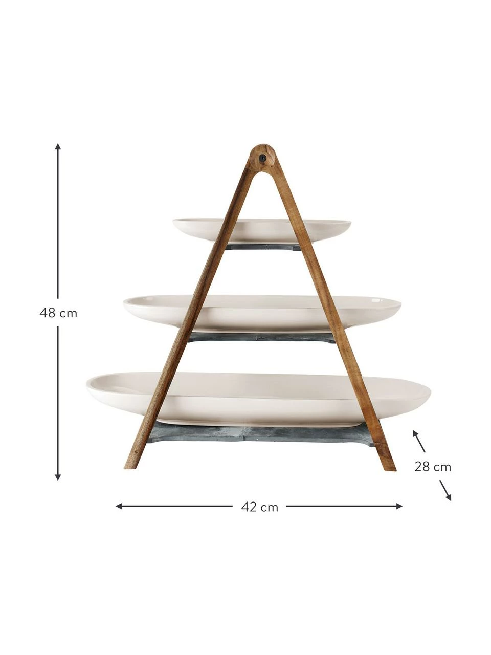 Villeroy & Boch Serviteur avec plateaux amovibles Artesano, Lot de différentes tailles 5 Villeroy & Boch Serviteur avec plateaux amovibles Artesano, Lot de différentes tailles – Image 3