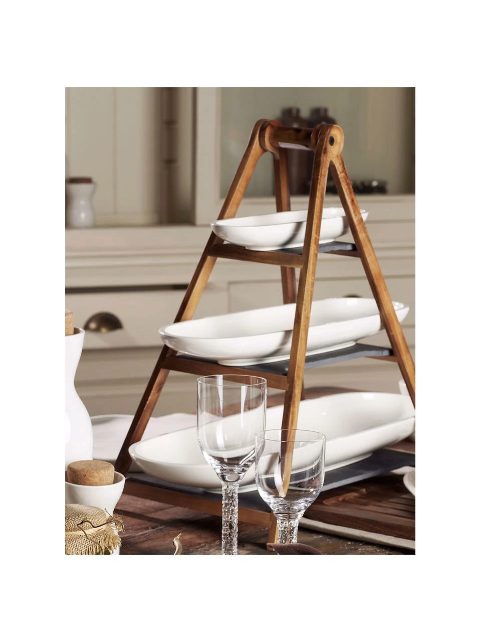 Villeroy & Boch Serviteur avec plateaux amovibles Artesano, Lot de différentes tailles 7 Villeroy & Boch Serviteur avec plateaux amovibles Artesano, Lot de différentes tailles – Image 5