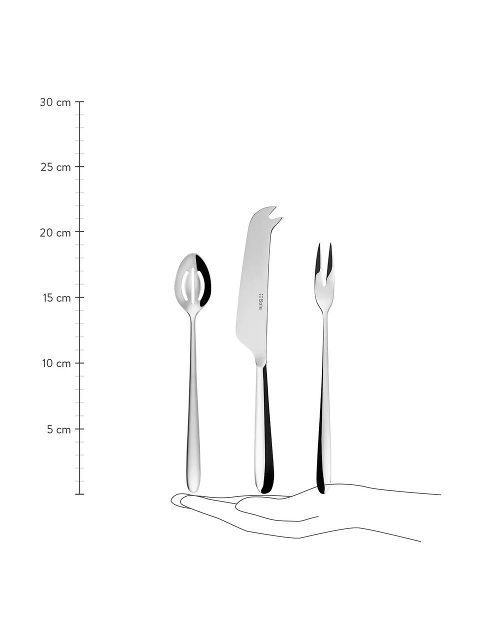 Set antipasti argenté Tulip, 3 élém., Lot de différentes taillesSeulement 1 produit disponible 5 Set antipasti argenté Tulip, 3 élém., Lot de différentes taillesSeulement 1 produit disponible – Image 3