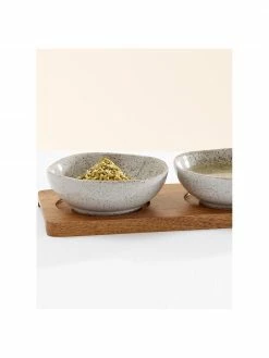 Ladelle Set apéritif porcelaine et bois d'acacia Artisan, 4 élém., Lot de différentes tailles 12 Ladelle Set apéritif porcelaine et bois d'acacia Artisan, 4 élém., Lot de différentes tailles -Cuisine Soldes 2022 Set aperitif porcelaine et bois dacacia Artisan 4 elem 4