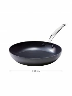 Set de poêles noires avec revêtement antiadhésif Barcelona, 3 élém., Lot de différentes tailles -Cuisine Soldes 2022 Set de poeles noires avec revetement antiadhesif Barcelona 3 elem 2