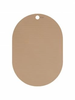 Set de table beige Ribbo, 2 pièces, larg. 33 x long. 46 cm