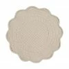 Cote Table Set de table rond beige Boutis, 2 pièces, Ø 43 cm