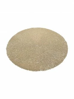 Villa D'Este Home Tivoli Set de table rond doré Linda, 6 pièces, Ø 38 cm -Cuisine Soldes 2022 Set de table rond dore Linda 6 pieces 2