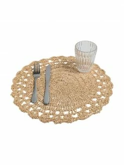 Villa D'Este Home Tivoli Set de table rond en fibre de papier Chocolate, 6 élém., Ø 38 cm -Cuisine Soldes 2022 Set de table rond en fibre de papier Chocolate 6 elem 2