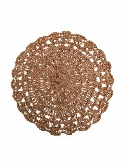 Villa D'Este Home Tivoli Set de table rond en fibre de papier Chocolate, 6 élém., Ø 38 cm -Cuisine Soldes 2022 Set de table rond en fibre de papier Chocolate 6 elem 4