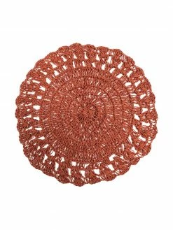 Villa D'Este Home Tivoli Set de table rond en fibre de papier Chocolate, 6 élém., Ø 38 cm -Cuisine Soldes 2022 Set de table rond en fibre de papier Chocolate 6 elem 5