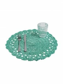 Villa D'Este Home Tivoli Set de table rond en fibre de papier Oceanic, 6 élém., Ø 38 cm -Cuisine Soldes 2022 Set de table rond en fibre de papier Oceanic 6 elem 2