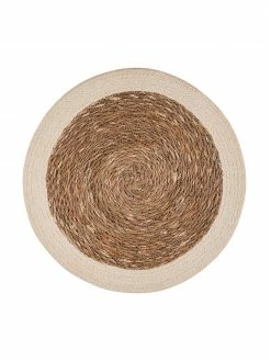 Set de table rond jonc de mer Sauvage, 2 pièces, Ø 38 cm
