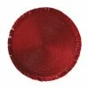 Villa D'Este Home Tivoli Set de table rond rouge, 6 pièces, Ø 38 cmDisponibilité limitée -Cuisine Soldes 2022 Set de table rond rouge 6 pieces