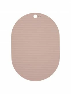 Set de table rose Ribbo, 2 pièces, larg. 33 x long. 46 cm