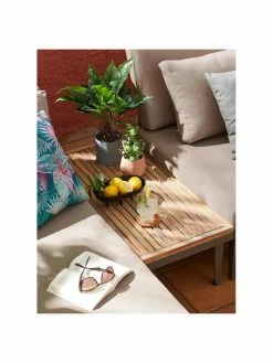 Sous-verre bois d'acacia Yanila, 4 élém., Ø 10 x haut. 1 cm -Cuisine Soldes 2022 Sous verre bois dacacia Yanila 4 elem 5