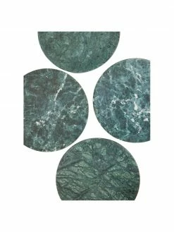 Sous-verre marbre Tressa, 4 élém., Ø 10 x haut. 1 cm -Cuisine Soldes 2022 Sous verre marbre Tressa 4 elem 3