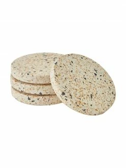 Sous-verre terrazzo Verna, 4 élém., Ø 10 x haut. 2 cm -Cuisine Soldes 2022 Sous verre terrazzo Verna 4 elem 3