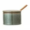 Bloomingville Sucrier avec cuillère en bois Pixie, Ø 8 x haut. 6 cm -Cuisine Soldes 2022 Sucrier avec cuillere en bois Pixie