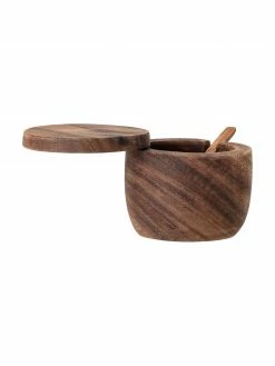 Bloomingville Sucrier bois de manguier avec petite cuillère Elfa, Ø 9 x haut. 8 cmDisponibilité limitée -Cuisine Soldes 2022 Sucrier bois de manguier avec petite cuillere Elfa 5