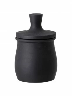 Bloomingville Sucrier bois de manguier noir Eike, Ø 11 x haut. 17 cmSeulement 1 produit disponible