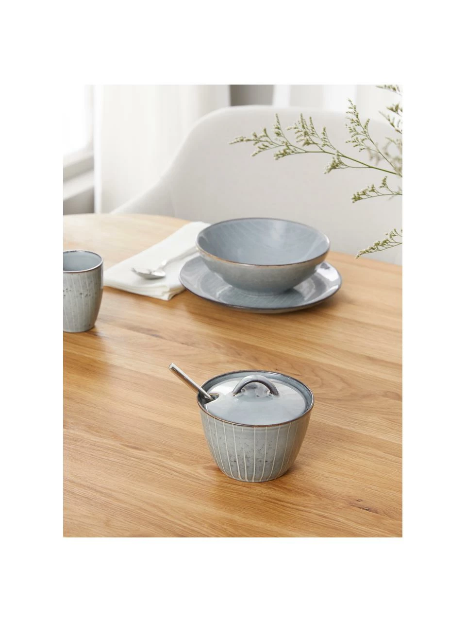 Broste Copenhagen Sucrier fait à la main Nordic Sea, Ø 10 x haut. 7 cm 4 Broste Copenhagen Sucrier fait à la main Nordic Sea, Ø 10 x haut. 7 cm – Image 2