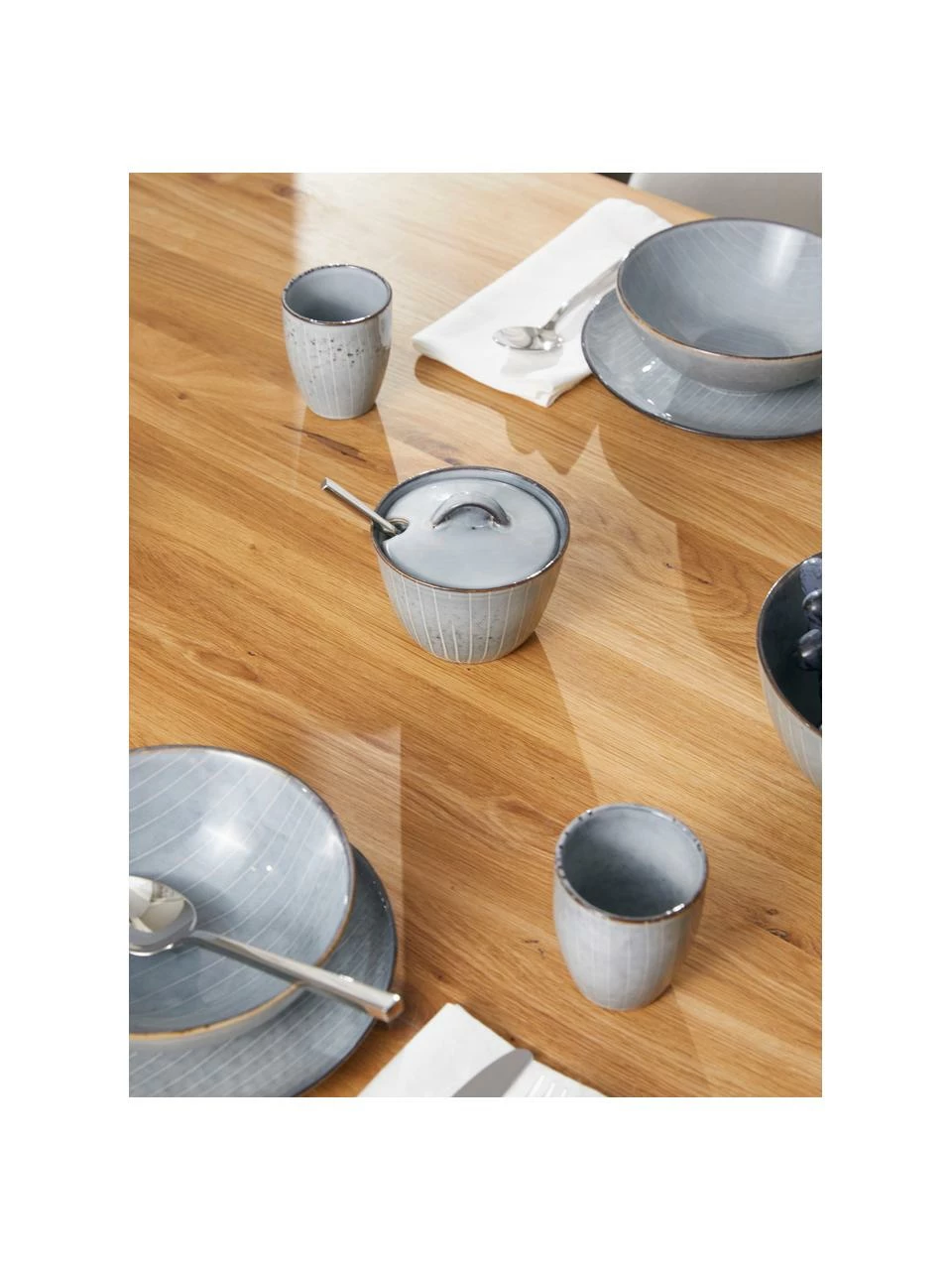 Broste Copenhagen Sucrier fait à la main Nordic Sea, Ø 10 x haut. 7 cm 5 Broste Copenhagen Sucrier fait à la main Nordic Sea, Ø 10 x haut. 7 cm – Image 3