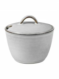 Broste Copenhagen Sucrier fait main Nordic Sand, Ø 10 x haut. 7 cm