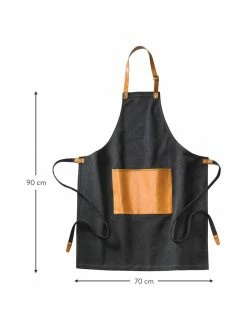 Tablier avec tour de cou réglable Asado, larg. 70 x long. 90 cm -Cuisine Soldes 2022 Tablier avec tour de cou reglable Asado 2