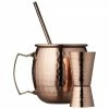 Tasse Moscow Mule à surface martelée Lyngby, 9 élém., Lot de différentes tailles