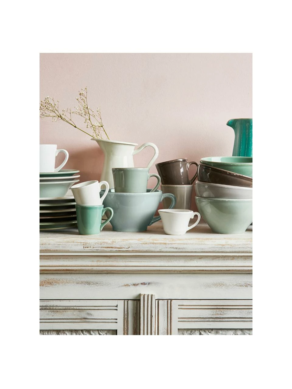 Cote Table Tasse XL style rustique Constance, Ø 15 x haut. 9 cm, 500 ml 4 Cote Table Tasse XL style rustique Constance, Ø 15 x haut. 9 cm, 500 ml – Image 2